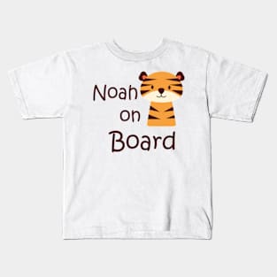 Noah on board sticker Kids T-Shirt